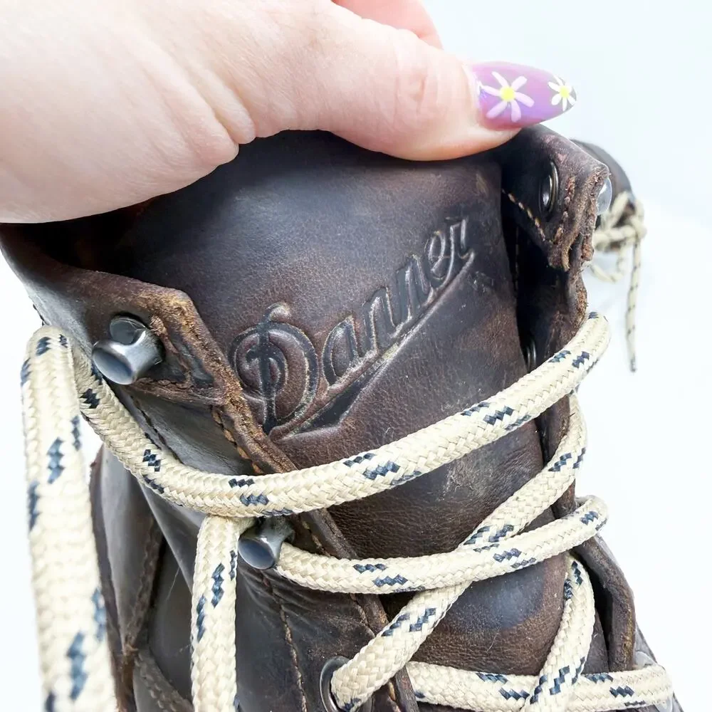 Danner Brown Oiled Leather Bull Run 6” Boots Men's Size 13 Lace Up Made in USA